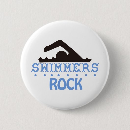Badge Rond 5 Cm Roche de nageurs (Devant)