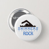 Badge Rond 5 Cm Roche de nageurs (Devant & derrière)