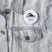 Badge Rond 5 Cm Roche de nageurs (En situation)