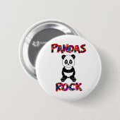 Badge Rond 5 Cm Roche de pandas (Devant & derrière)