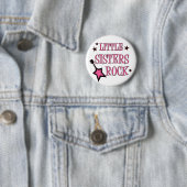 Badge Rond 5 Cm Roche de petites soeurs (En situation)