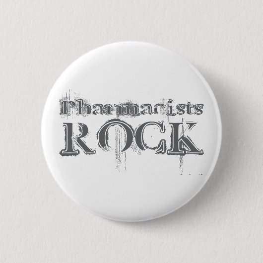 Badge Rond 5 Cm Roche de pharmaciens (Devant)