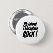 Badge Rond 5 Cm Roche de physiothérapeutes ! Bouton (Devant & derrière)
