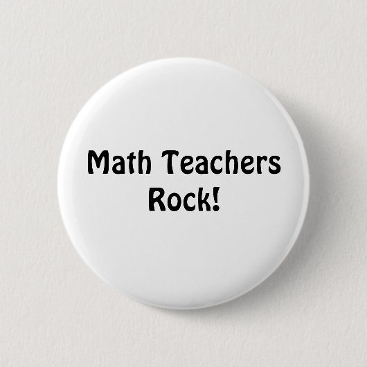 Badge Rond 5 Cm Roche de professeurs de maths ! (Devant)