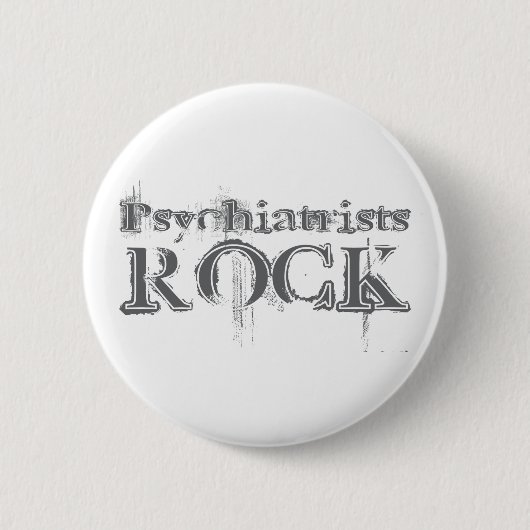 Badge Rond 5 Cm Roche de psychiatres (Devant)
