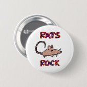 Badge Rond 5 Cm Roche de rats (Devant & derrière)