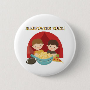 Badge Rond 5 Cm Roche de Sleepovers