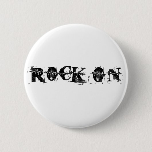 Badge Rond 5 Cm Roche dessus (Devant)