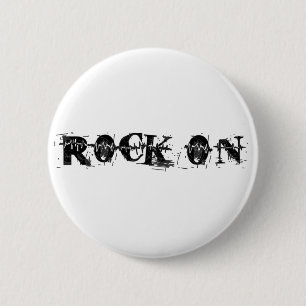 Badge Rond 5 Cm Roche dessus