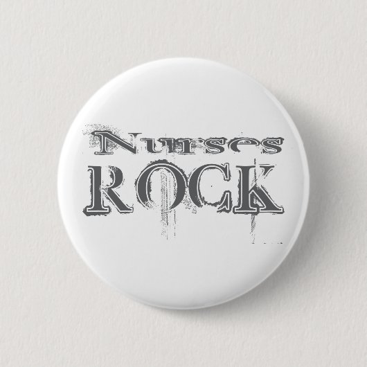Badge Rond 5 Cm Roche d'infirmières (Devant)
