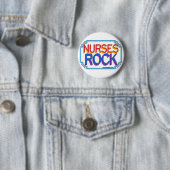Badge Rond 5 Cm Roche d'infirmières (En situation)