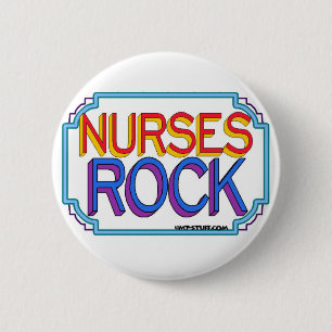 Badge Rond 5 Cm Roche d'infirmières