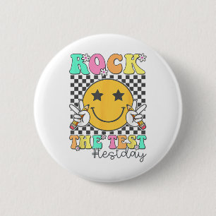 Badge Rond 5 Cm Rocher Le Test Motivationnel Test Jour Sourire Vis