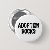 Badge Rond 5 Cm Roches d'adoption (Devant & derrière)