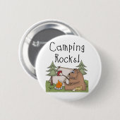 Badge Rond 5 Cm Roches de camping (Devant & derrière)