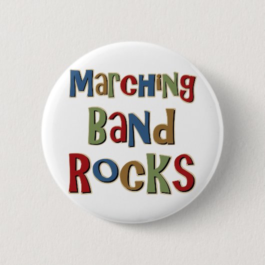 Badge Rond 5 Cm Roches de fanfare (Devant)