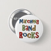 Badge Rond 5 Cm Roches de fanfare (Devant & derrière)