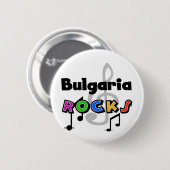 Badge Rond 5 Cm Roches de la Bulgarie (Devant & derrière)