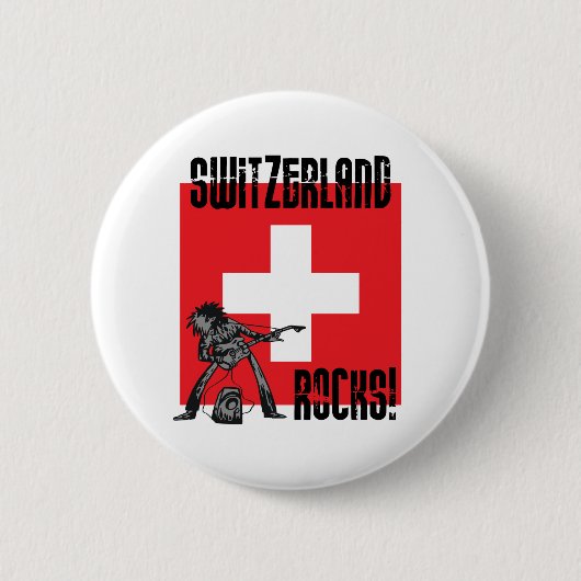 Badge Rond 5 Cm Roches de la Suisse (Devant)