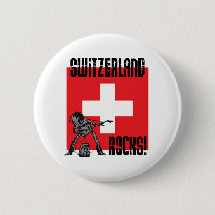 Badge Rond 5 Cm Roches de la Suisse