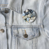 Badge Rond 5 Cm roches de l'Alaska (En situation)