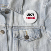 Badge Rond 5 Cm Roches de Lucy (En situation)