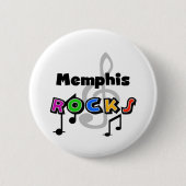 Badge Rond 5 Cm Roches de Memphis (Devant)