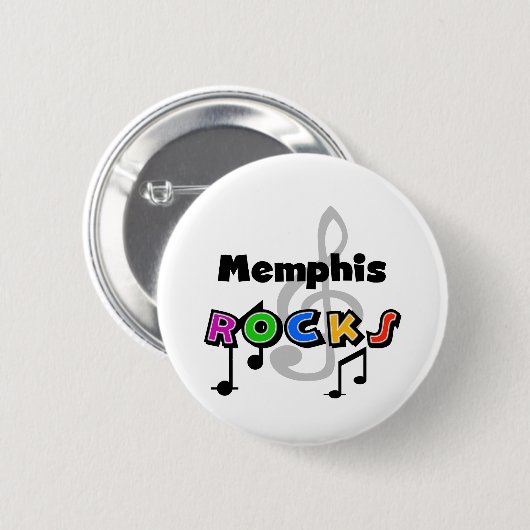 Badge Rond 5 Cm Roches de Memphis (Devant & derrière)