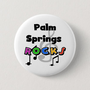 Badge Rond 5 Cm Roches de Palm Springs