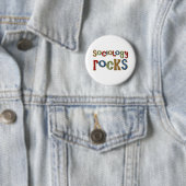Badge Rond 5 Cm Roches de sociologie (En situation)