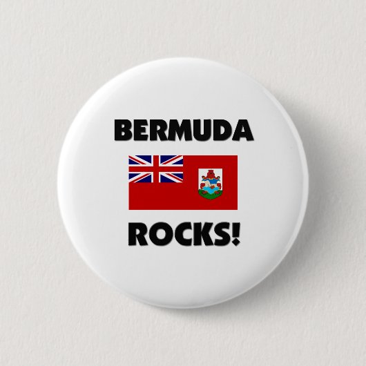 Badge Rond 5 Cm Roches des Bermudes (Devant)