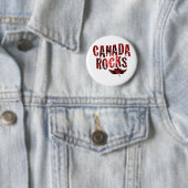 Badge Rond 5 Cm Roches du Canada (En situation)