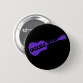 Badge Rond 5 Cm Roches d'ukulélé (Devant & derrière)