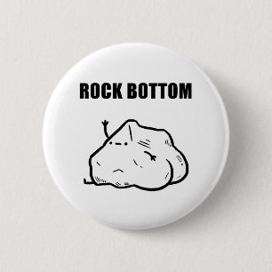Badge Rond 5 Cm Rock Bas Funny Geology Pun bouton Pin