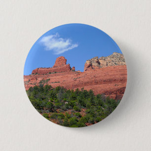 Badge Rond 5 Cm Rock bateau à vapeur à Sedona Arizona Photographie