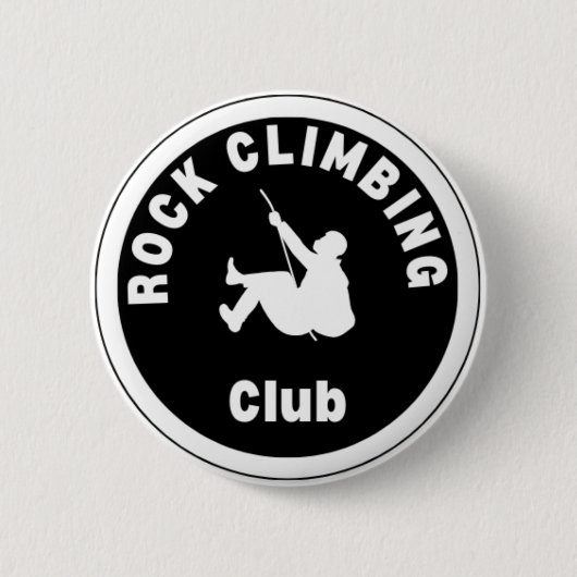 Badge Rond 5 Cm Rock escalade club (Devant)
