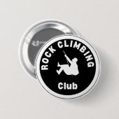 Badge Rond 5 Cm Rock escalade club (Devant & derrière)