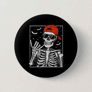 Badge Rond 5 Cm Rock Halloween Costume Cool Rock Music Rocker