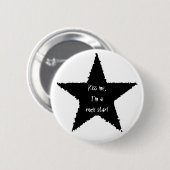 Badge Rond 5 Cm Rock star fun (Devant & derrière)