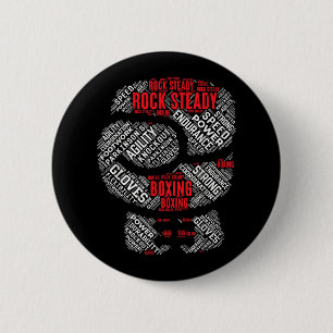 Badge Rond 5 Cm Rock Steady Boxer Glove Parkinsons