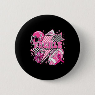 Badge Rond 5 Cm Rock sur Halloween À damiers Motif Skeleton main