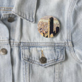 Badge Rond 5 Cm Rockefeller Center New York (En situation)