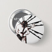 Badge Rond 5 Cm Rocker punk (Devant & derrière)