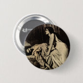 Badge Rond 5 Cm Rôdeur de vampire (Devant & derrière)