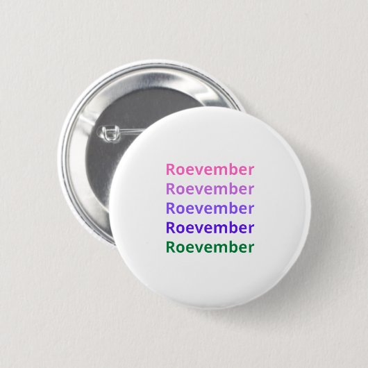 Badge Rond 5 Cm Roevember (Devant & derrière)
