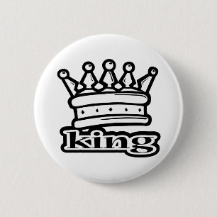 Badge Rond 5 Cm Roi