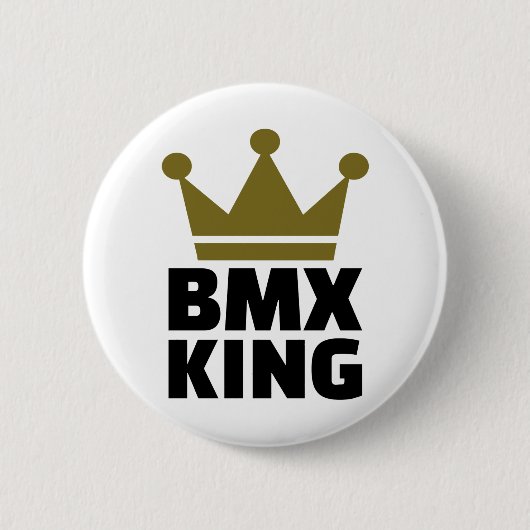 Badge Rond 5 Cm Roi de BMX (Devant)