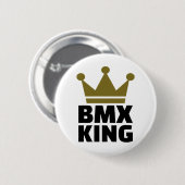 Badge Rond 5 Cm Roi de BMX (Devant & derrière)