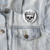 Badge Rond 5 Cm Roi de pirate (En situation)