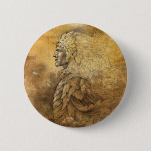 Badge Rond 5 Cm Roi d'Elf